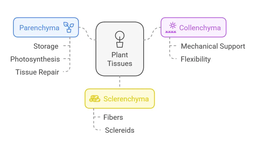 Parenchyma vs Collenchyma vs Sclerenchyma Comprehensive Cell Comparison